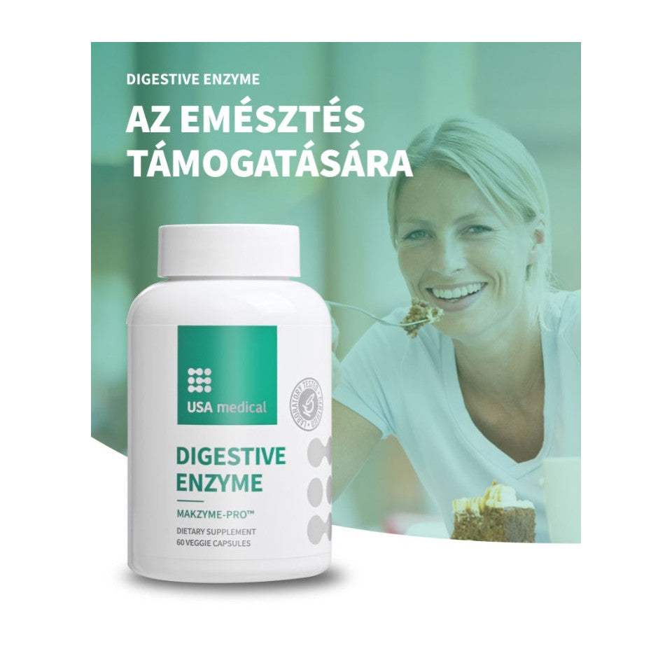 USA Medical Digestive Enzyme Emésztőenzim keverék kapszula