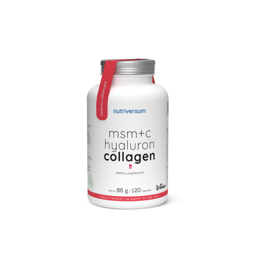 Nutriversum MSM+C Hyaluron Collagen 120 kapszula