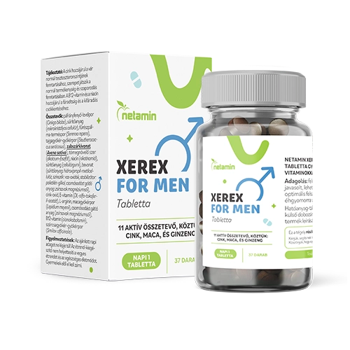 Netamin Xerex for men - potenciatabletta férfiaknak, 37 tabletta