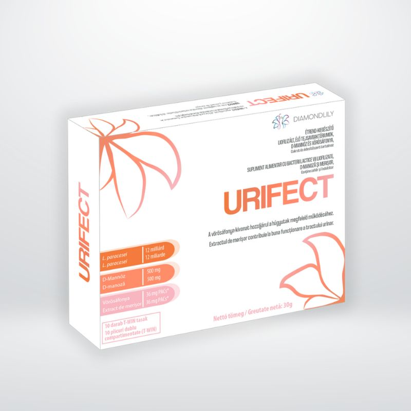 URIFECT hüvelyflóra probiotikum, 10 tasak