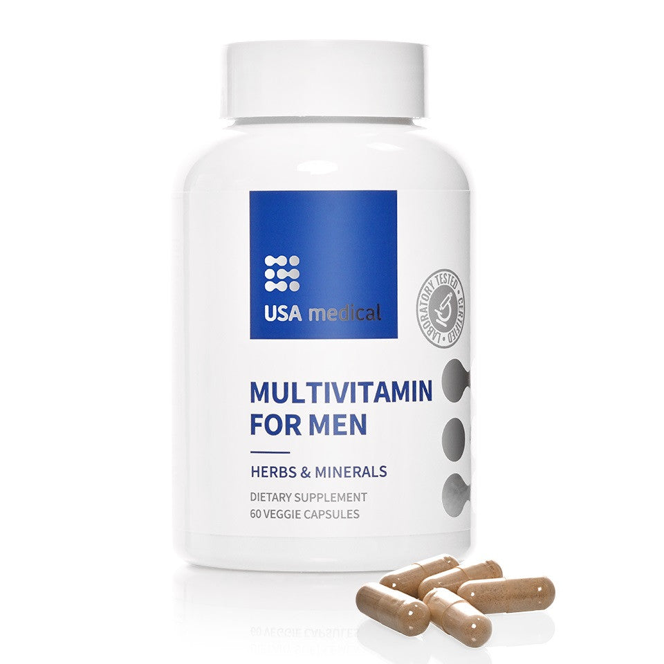 USA Medical Multivitamin For Men Férfi Multivitamin növényi kivonatokkal