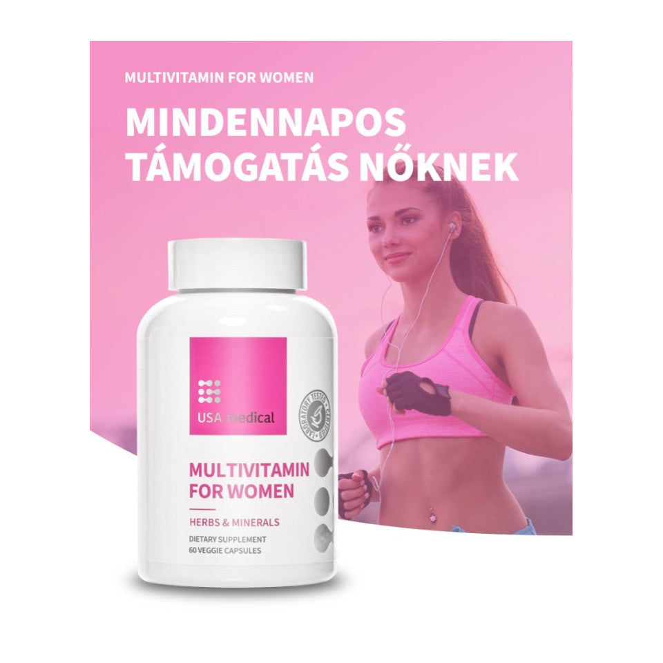 USA Medical Multivitamin for Women Női Multivitamin növényi kivonatokkal